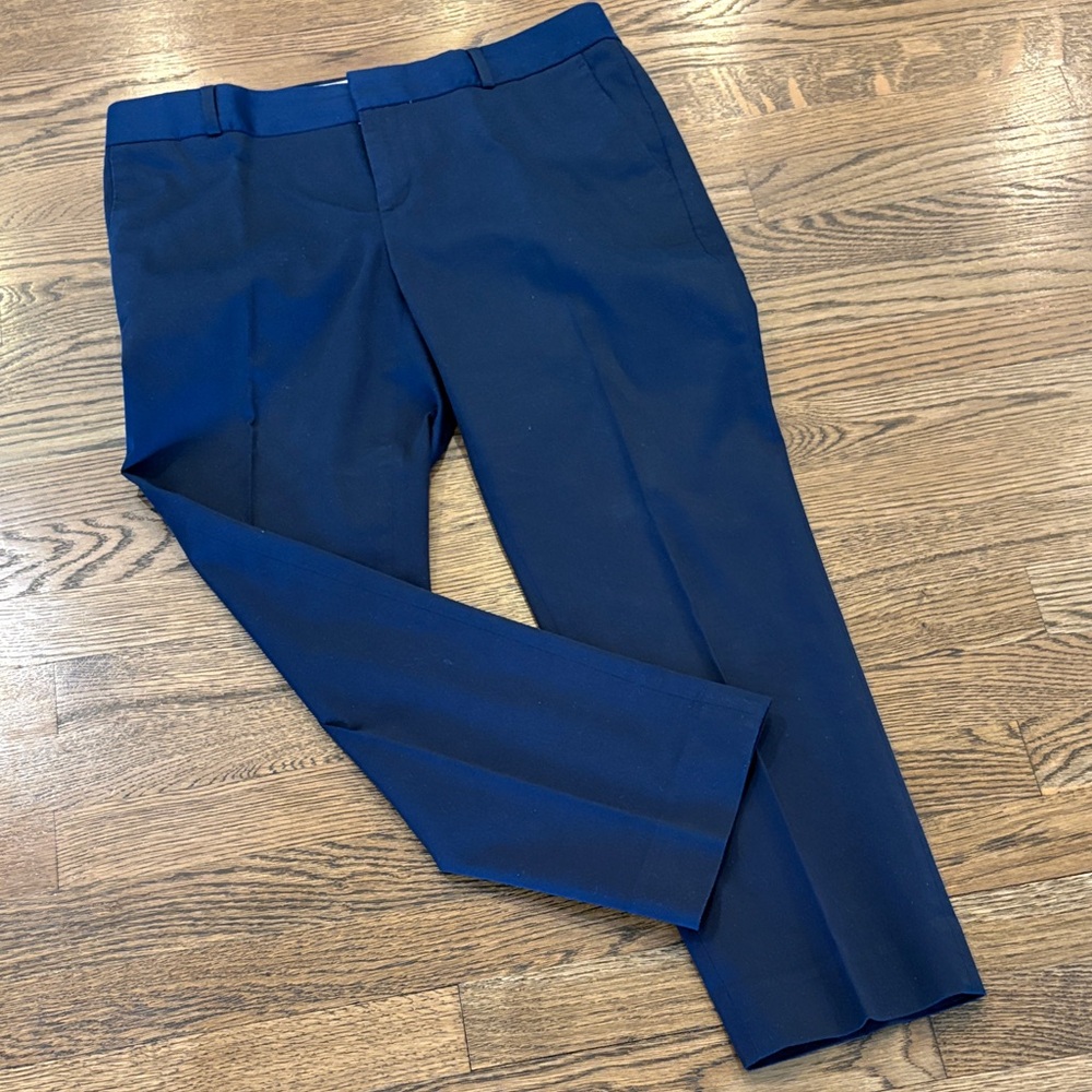 Banana Republic Hampton Pant Navy Dress Pants, 8